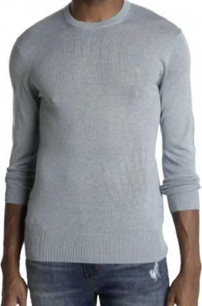 AllSaints Nomo Crew Pullover In Blue Marl