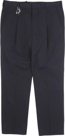 Prada Heren, Broeken, Blauw, Maat: L