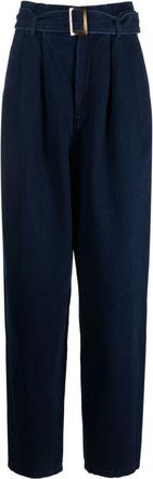 Closed Imogen Wijde Broek - Dames - Broeken - Blauw - W26 - Katoen - Broeken
