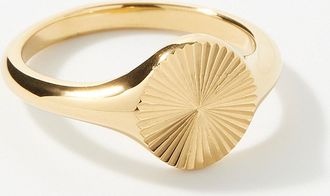 Simons Womens Textured stripe ring