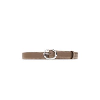 LI&Eacute; STUDIO Wyatt Wide Belt - Dames - Accessoires - Bruin - Maat: 95 CM Leer