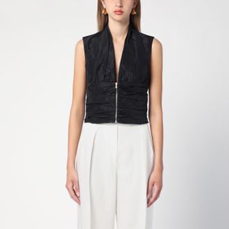 Patou Gilet nero con zip