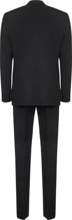 Dolce & Gabbana Mens Two-Piece Suit Martini Black Stretch Wool Virgin Suits