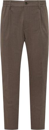 Cruna Mitte Broeken - Heren - Nette broeken - Bruin - 4XL - Wol - Broeken