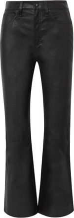 Rag & Bone The Hana High Rise Cropped Leather Pants Size 24/61