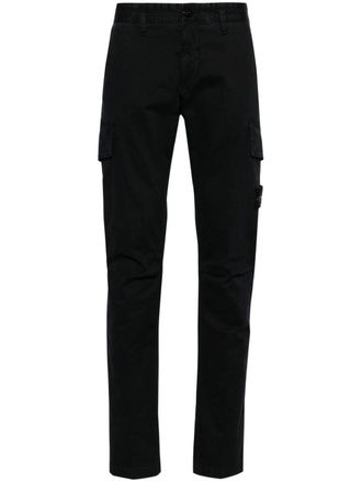 Stone Island Compass-badge skinny trousers - Blue