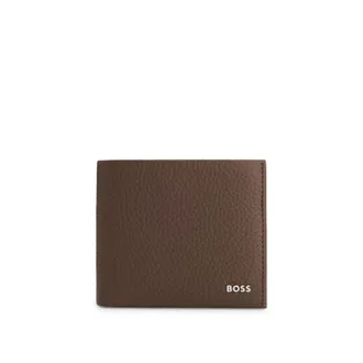 BOSS Grained leather wallet
