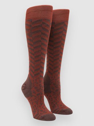Volcom Cheetah Chev OTC Calcetines T&eacute;cnicos rojo