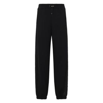 Philipp Plein Joggers Strass Band - Dames - Sweatpants - Zwart - S - Katoen - Broeken