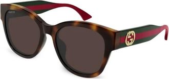 Gucci Butterfly Zonnebril - Dames - Zonnebrillen - Veelkleurig - 56 MM - Nylon - Accessoires