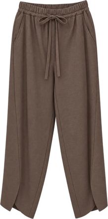Meimeij Pantaloni larghi a gamba dritta - - Trousers - Donna - Marrone - S