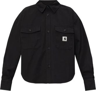 Carhartt Work in Progress Overhemd met opgestikte zak - Zwart