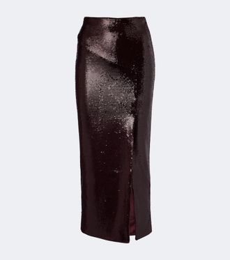 Roland Mouret Sequined midi skirt