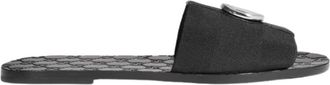 Gucci Riviera Slide Sandaal - Heren - Sandalen - Zwart - 43 EU - Leer - Schoenen
