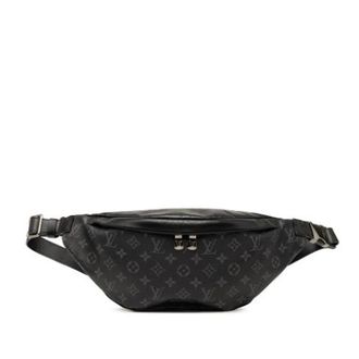 Louis Vuitton Pre-owned Monogram Eclipse Belt Bag - Dames - Pre-owned - Zwart - Maat: ONE Size Leer