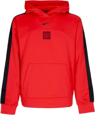 Nike Chicago Bulls Courtside Hoodie - Heren - Sportshirts - Rood - L - Polyester - Fitness