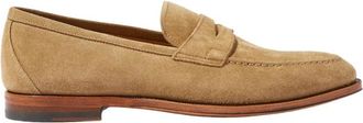 Scarosso Beige Su&egrave;de Penny Loafers - Heren - Loafers - Beige - 44 EU - Su&egrave;de - Schoenen