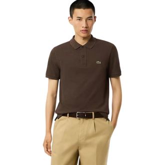Lacoste Klassiek poloshirt met korte mouwen voor heren (Bruin)