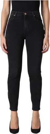Pinko Pinko - Sissy 7 Slim Pj884 DIM Black Black - Dames - Jeans - Zwart - Maat: W26 Denim