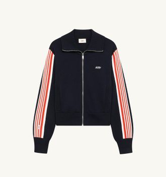 Autry KNITTED VISCOSE FULL ZIP JACKET WOMAN