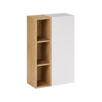 Petits Meubles Armario de pared 3 nichos mate paneles laminados blanco