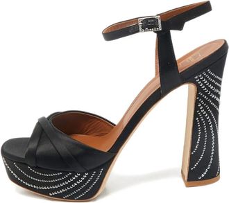 Malone Souliers Sandali con cristalli 130mm - Nero