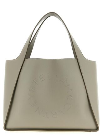 Stella McCartney Beige Logo Large Tote