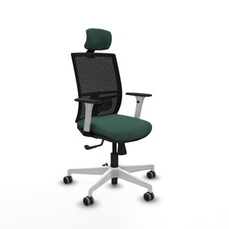 Piqueras y Crespo Silla De Oficina Piqueras Y Crespo Yunquera Blanco Espuma Confort
