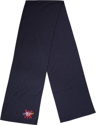 Dolce & Gabbana Blauwe Wol DG Houden van Londen Halsdoek Sjaal