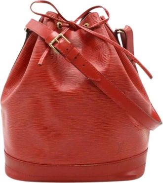 Louis Vuitton Pre-owned Bucket Bags, female, Red, Size: ONE SIZE Pre-owned Vintage Bucket Bag