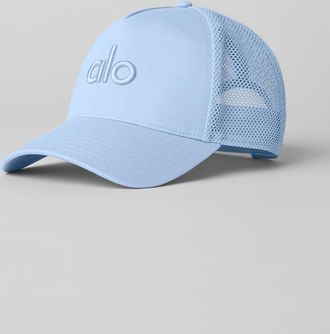 Alo | District Trucker Hat in Seashell Blue