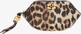 Ganni Brown Bou Coin Purse