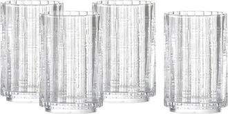 Fortessa Set Of 4 Mahalo Stackable Glasses, 13.5Oz Iced Beverage