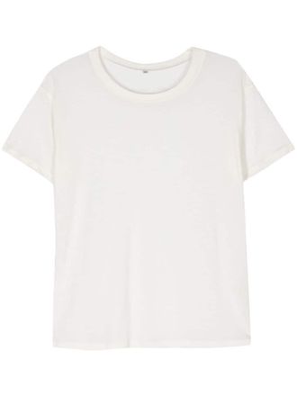 BASERANGE T-shirt m&eacute;lange - Bianco