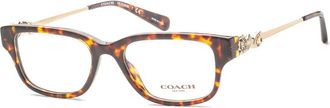 Coach Womens Hc6162b 49Mm Optical Frames