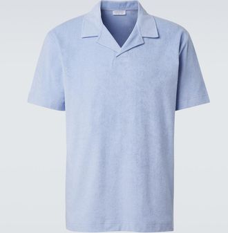 Sunspel Cotton terry polo shirt