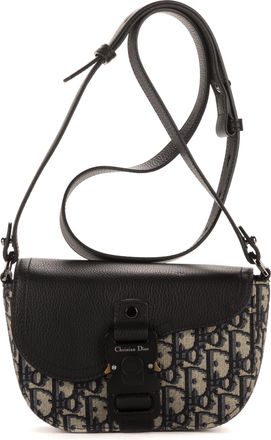 Dior Pre-owned Womens Saddle Pouch Shoulder Bag - Beige - One Size