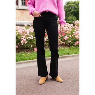 La petite &eacute;toile Bootcut jeans in stretch denim Sonny