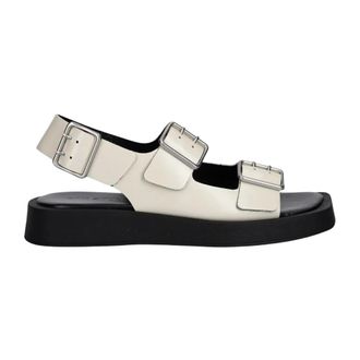 Copenhagen Sandalia plana de piel - Shoes - Mujer - Beige - 36 EU