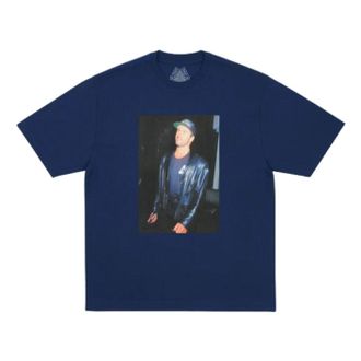 Palace x George Michael T-Shirt Navy P30TS498