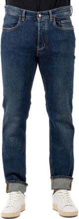 Siviglia Marotta Jeans - Heren - Slim Fit Jeans - Blauw - W38 - Katoen - Jeans