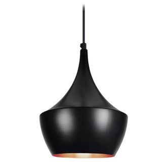 Tosel Suspensi&oacute;n metal Alt.88cm negro ;Pantalla: negro,cobre