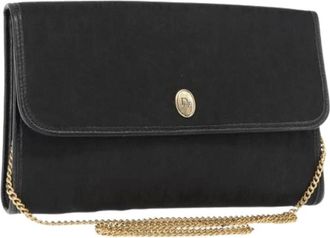 Dior Pre-owned Clutches, female, Black, Size: ONE SIZE Pre-owned Trotter shoulder bag