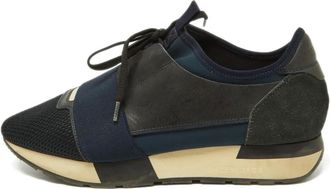 Balenciaga mesh-panelled sneakers - Black
