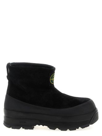 Stone Island Mens Suede Ankle Boots