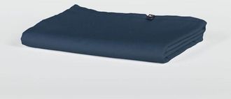 OEM S&aacute;bana De Algod&oacute;n Puro Pure - Azul Marino Suave 200 X 260 Cm - Plana