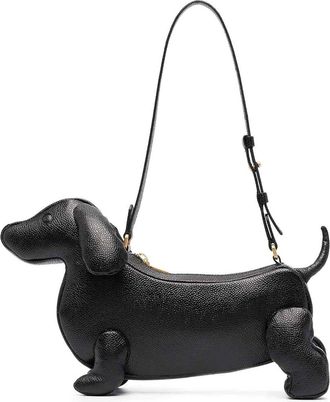 Thom Browne Hector Baguette Bag In Pebble Grain Leather