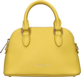 Lancaster Sierra Jia Mini Handbag - Dames - Handtassen - Geel - ONE Size - Leer - Tassen