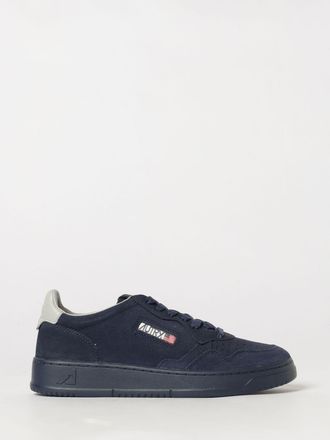 Autry Medalist Low Trainers in Smooth Calfskin with Perforated Toe