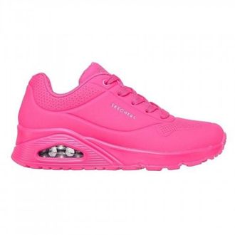 Skechers Womens/Ladies Uno Stand On Air Wedge Trainers (Hot Pink) - Size UK 2